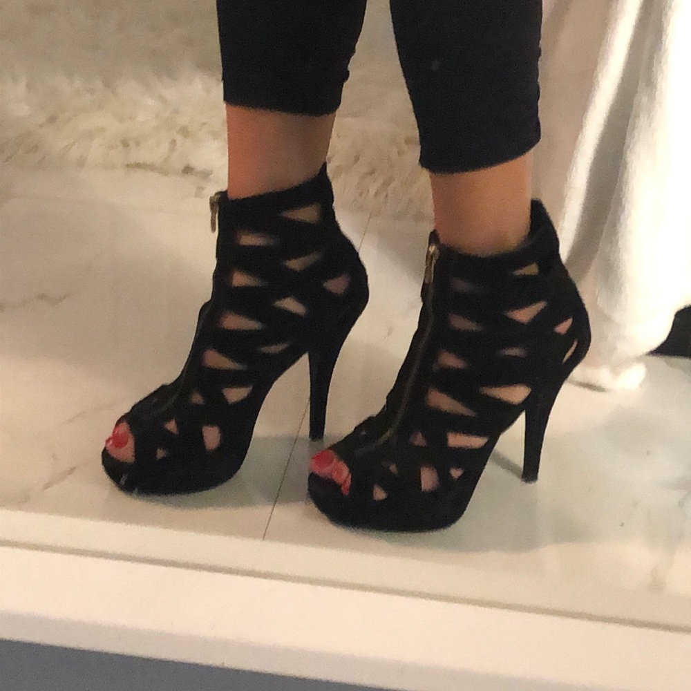 Black heels